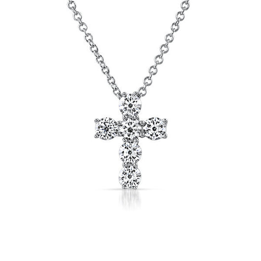 0.65 Carat Mini CZ Cross Necklace Set